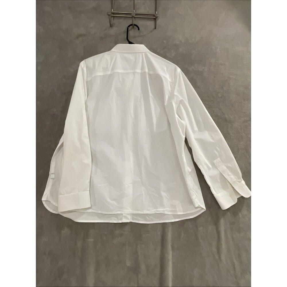 RLR Lauren Jeans Co Ralph Lauren   Button Up Conv. Long Sleeve Top Women  2X Wh - Picture 16 of 16